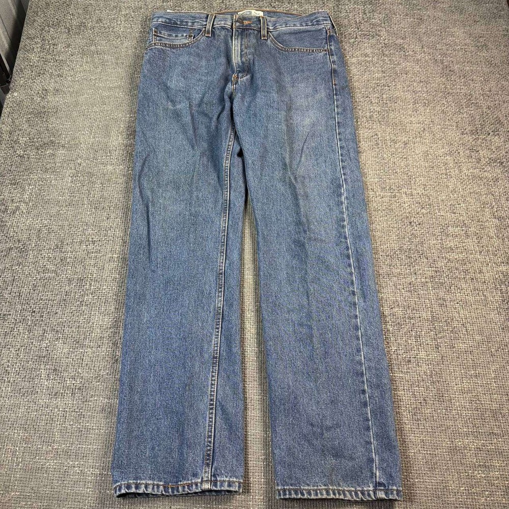 Levi's 505 Regular Fit Jeans Mens 36x32 Blue Medium Wash Straight Leg Vintage